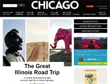Tablet Screenshot of chicagomag.com